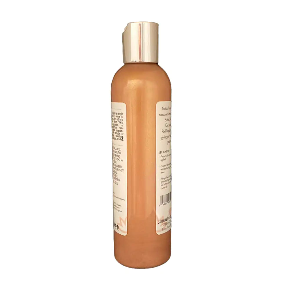 Skimrande solskydds lotion - SPF 40+ 